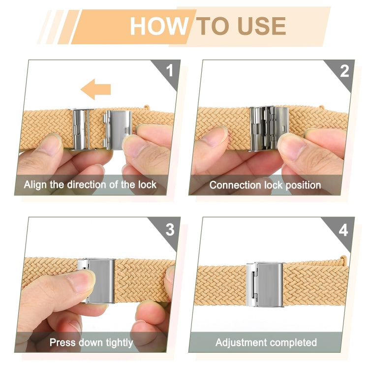 Skorter | Braided + Stainless Steel Bracelet for Apple Watch Ultra 49mm & Watch Ultra 2 49mm / Series 9 & 8 & 7 45mm / SE 3 & SE 2 & 6 & SE & 5 & 4 44mm / 3 & 2 & 1 42mm (Multicolor)