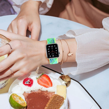 Skorter | Elastic Watch Band for Apple Watch Series 7 45mm / 6 & SE & 5 & 4 44mm / 3 & 2 & 1 42mm(04)
