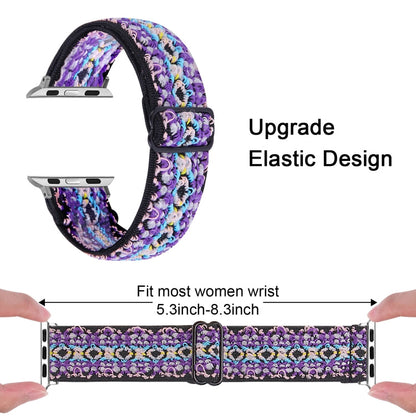 Skorter | Elastic Watch Band for Apple Watch Series 7 45mm / 6 & SE & 5 & 4 44mm / 3 & 2 & 1 42mm(13)