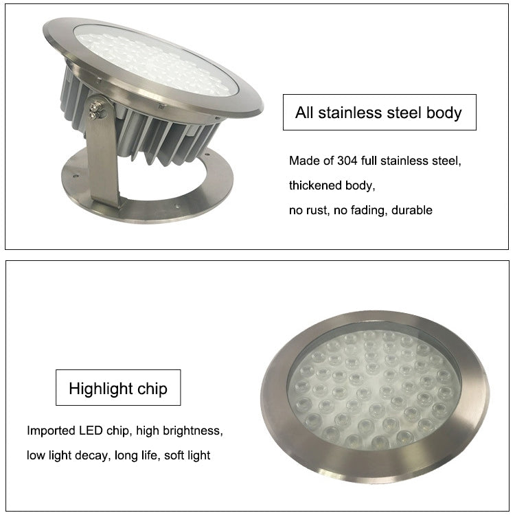 Skorter | 9W Quadrat Park Landscape LED Underwater Light Pool Light (Warm White Light)