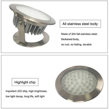 Skorter | 9W Quadrat Park Landscape LED Underwater Light Pool Light (Warm White Light)