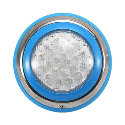 Skorter | 15W LED Stainless Steel Wall Mounted Pool Lighting Landscape Underwater Light (Colored Light + Remote Control)