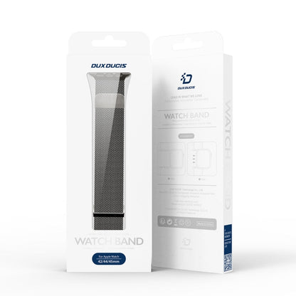Skorter | DUX DUCIS Milanese Watch Band for Apple Watch Series 9&8&7 41mm / SE 3&SE 2&6&SE&5&4 40mm / 3&2&1 38mm (Gun Grey)