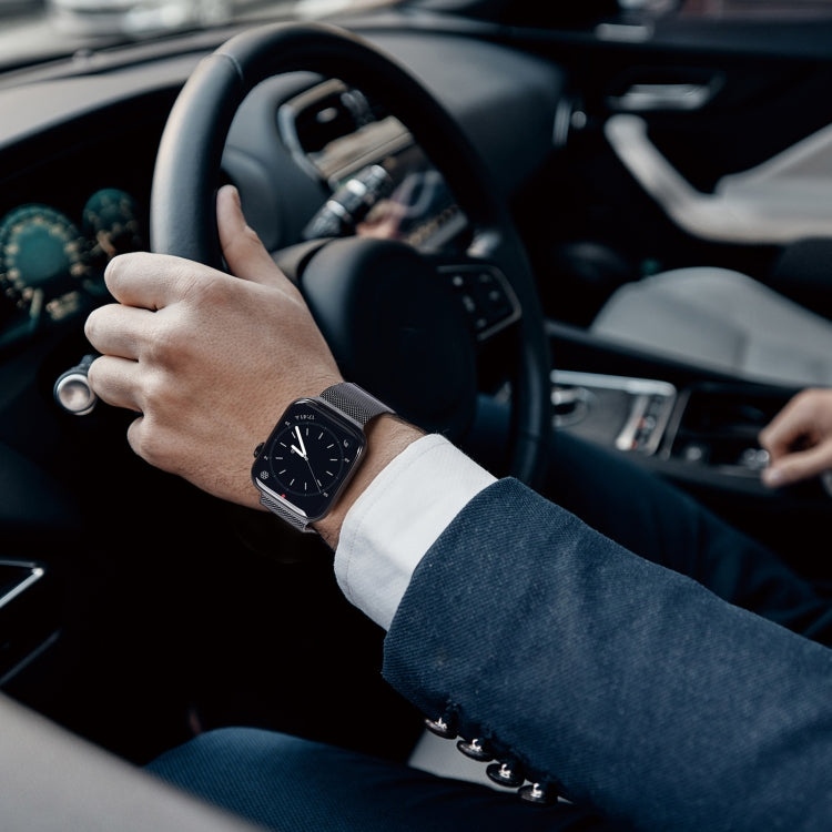 Skorter | DUX DUCIS Milanese Watch Strap for Apple Watch Series 9&8&7 45mm / SE 3&SE 2&6&SE&5&4 44mm / 3&2&1 42mm (Gun Grey)