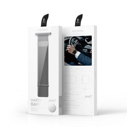 Skorter | DUX DUCIS Milanese watch strap for Apple Watch Series 9&8&7 45mm / SE 3&SE 2&6&SE&5&4 44mm / 3&2&1 42mm (Gray)