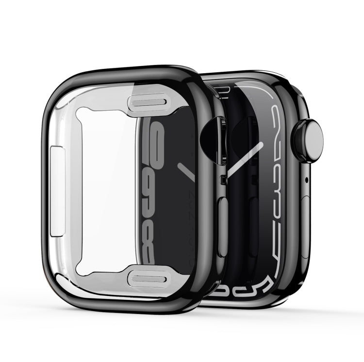 Skorter | DUX DUCIS Samo Series electroplated TPU watch case for Apple Watch Series 9 / 8 / 7 45mm (Black)