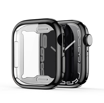 Skorter | DUX DUCIS Samo Series electroplated TPU watch case for Apple Watch Series 9 / 8 / 7 45mm (Black)