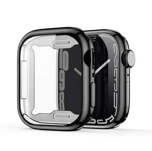 Skorter | DUX DUCIS Samo Series electroplated TPU watch case for Apple Watch Series 9 / 8 / 7 45mm (Black)