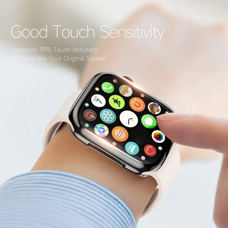 Skorter | DUX DUCIS Samo Series electroplated TPU watch case for Apple Watch Series 9 / 8 / 7 45mm (Black)