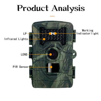 Skorter | PR2000 2 Inch LCD Screen Infrared Night Vision Wildlife Hunting Trail Camera
