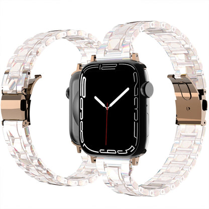 Skorter | Electroplated acrylic watch band for Apple Watch Series 9&8&7 41mm / SE 3&SE 2&6&SE&5&4 40mm / 3&2&1 38mm(Symphony)