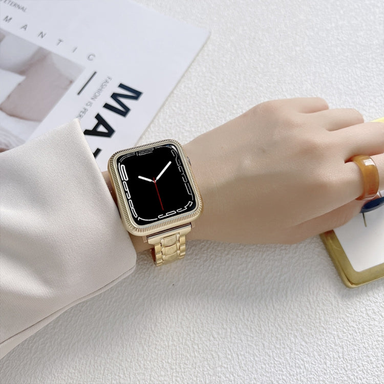 Skorter | Electroplated Acrylic Watch Band for Apple Watch Series 9&8&7 41mm / SE 3&SE 2&6&SE&5&4 40mm / 3&2&1 38mm(Gold)