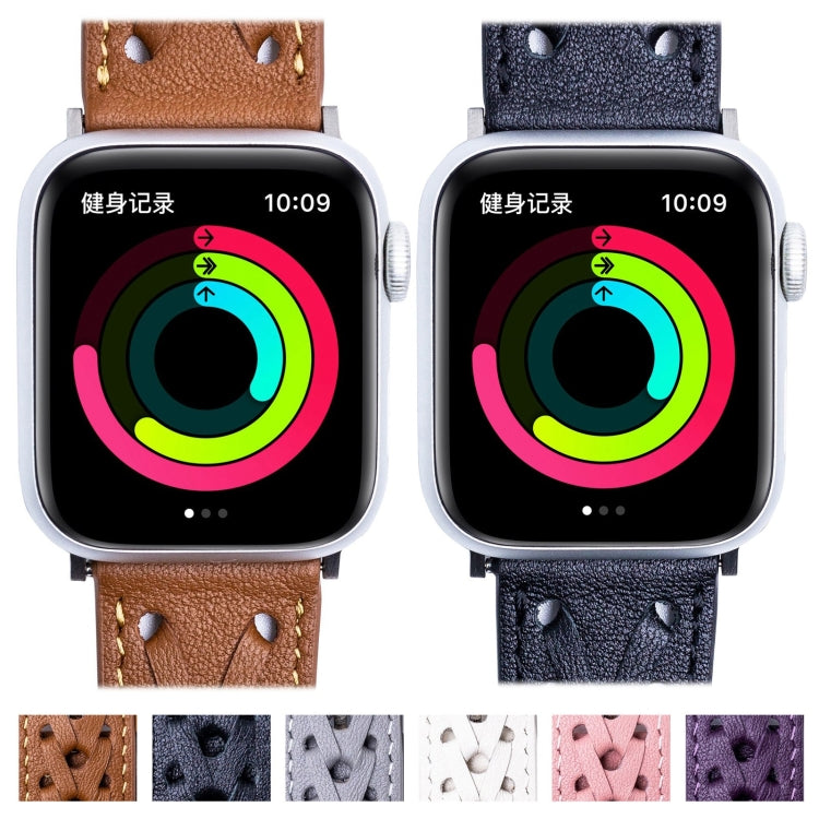 Skorter | Genuine Leather Braided Bracelet for Apple Watch Ultra 49mm & Watch Ultra 2 49mm / Series 9 & 8 & 7 45mm / SE 3 & SE 2 & 6 & SE & 5 & 4 44mm / 3 & 2 & 1 42mm (Purple)