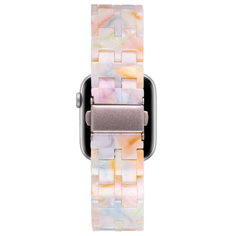 Skorter | Five Pearl Resin Watch Band for Apple Watch Ultra 49mm & Watch Ultra 2 49mm / Series 9 & 8 & 7 45mm / SE 3 & SE 2 & 6 & SE & 5 & 4 44mm / 3 & 2 & 1 42mm (Color Pink)