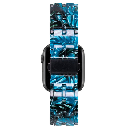 Skorter | Five-Pearl-Resin-Watchband for Apple Watch Series 9&8&7 41mm / SE 3&SE 2&6&SE&5&4 40mm / 3&2&1 38mm (Midnight Blue)