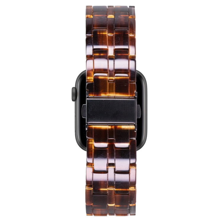 Skorter | Five-Pearl Resin Watch Band for Apple Watch Series 9&8&7 41mm / SE 3&SE 2&6&SE&5&4 40mm / 3&2&1 38mm (Caramel)