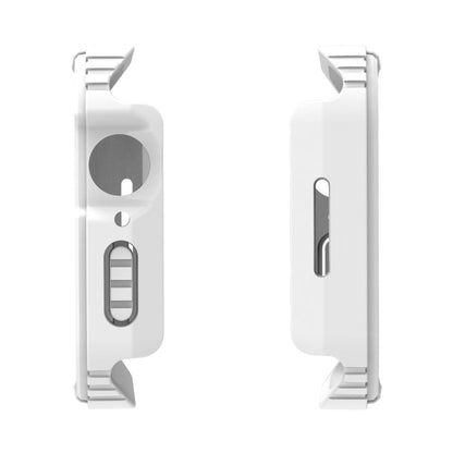 Skorter | 2 in 1 Screen Tempered Glass Film Protective Case for Apple Watch Series 6 / 5 / 4 / SE 40mm (White)