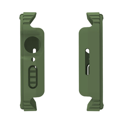 Skorter | 2 in 1 Screen Tempered Glass Film Protective Case for Apple Watch Series 3 & 2 & 1 38mm (Army Green)