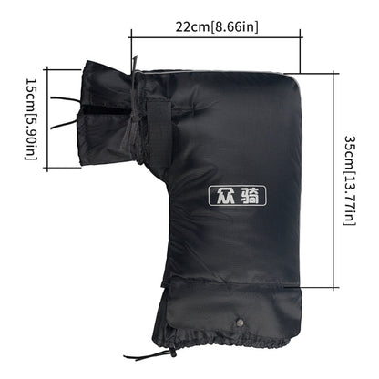Skorter | CS-1780A2 Winter Fleece Thickened Warm Outdoor Motorcycle Gloves, Style:Small Mouth Version