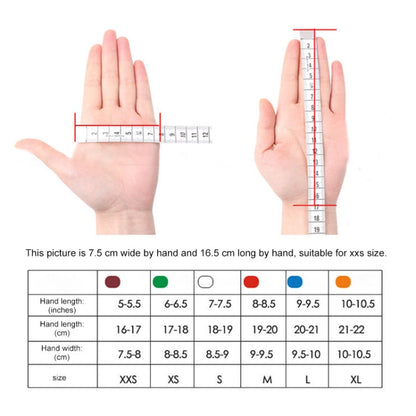 Skorter | 304 Stainless Steel 5 Fingers Steel Ring Anti-cutting Labor Protection Gloves, Size:M