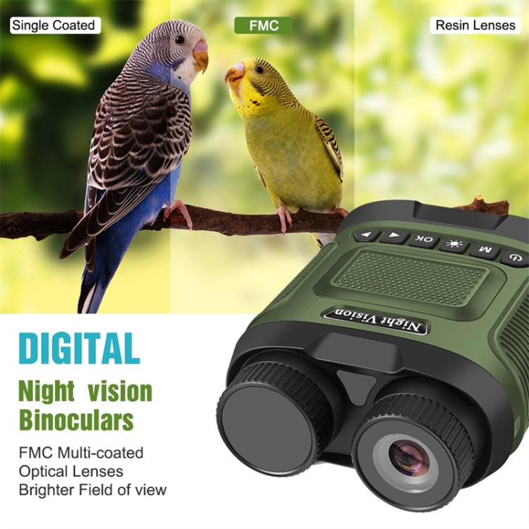 Skorter | DT29 3 inch IPS Screen Binoculars Digital Binoculars Night Vision(Green)