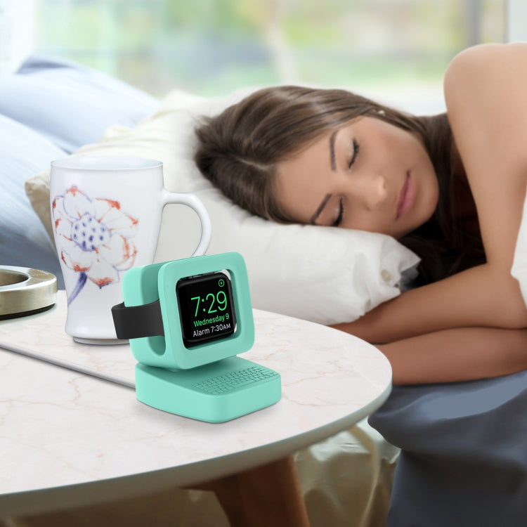 Skorter | For Apple Watch 44/42/40/38mm Retro Watch Stand Holder (Mint Green)