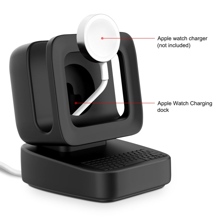 Skorter | For Apple Watch 44/42/40/38mm Retro Watch Stand Holder (Black)