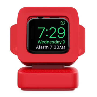 Skorter | For Apple Watch 44/42/40/38mm Retro Watch Stand Holder (Red)
