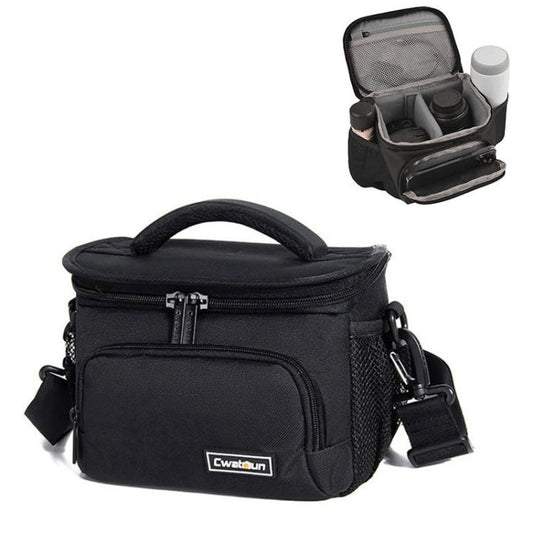 Skorter | Cwatcun D67 Crossbody Camera Bag Photography Lens Shoulder Bag, Size: 22 x 15 x 15cm S(Black)