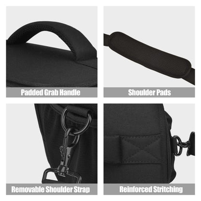 Skorter | Cwatcun D67 Crossbody Camera Bag Photography Lens Shoulder Bag, Size: 22 x 15 x 15cm S(Black)