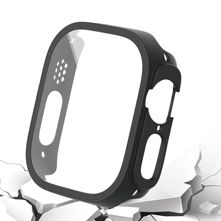 Skorter | For Apple Watch Ultra 2 / Ultra 49mm Painting PC Hybrid Tempered Film Integrated Watch Case (Silver)