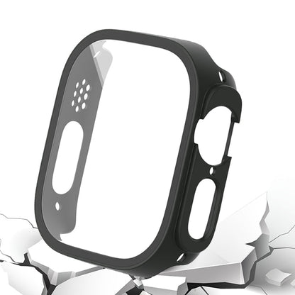 Skorter | For Apple Watch Ultra 2 / Ultra 49mm Painting PC Hybrid Tempered Film Integrated Watch Case (Silver)
