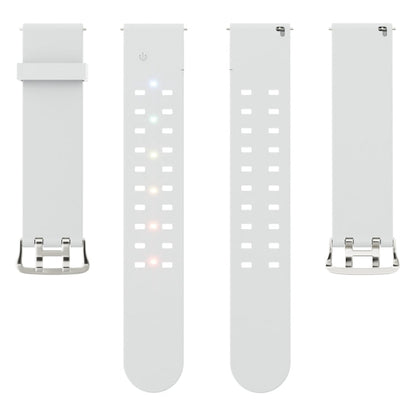 Skorter | For Apple Watch SE 2023 44mm Bright Colored Light Silicone Band (Light Gray)