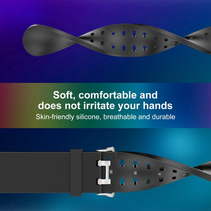 Skorter | For Apple Watch SE 2022 44mm Bright Colorful Light Silicone Watch Band (Light Gray)