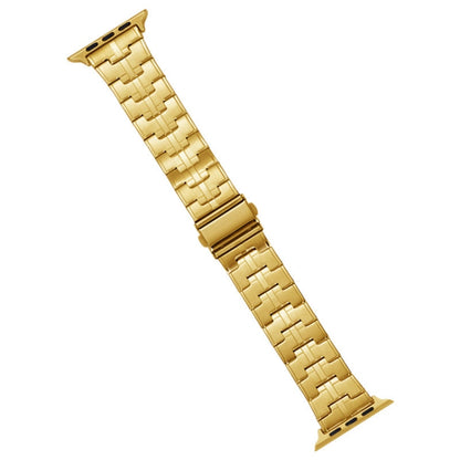 Skorter | For Apple Watch SE 2022 40mm Stainless Steel Watch Strap (Gold)
