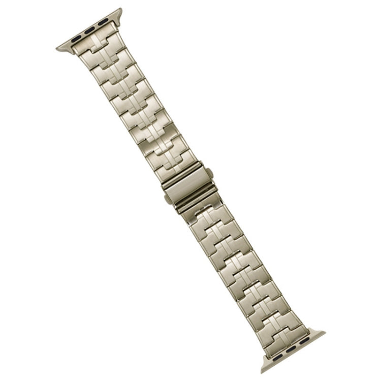 Skorter | For Apple Watch 42mm Stainless Steel Watch Band (Titanium)