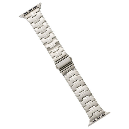 Skorter | For Apple Watch 42mm Stainless Steel Band (Starlight)