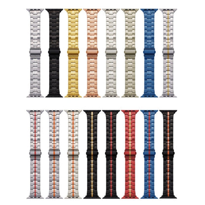 Skorter | For Apple Watch SE 2023 40mm Stainless Steel Band (Silver Orange)