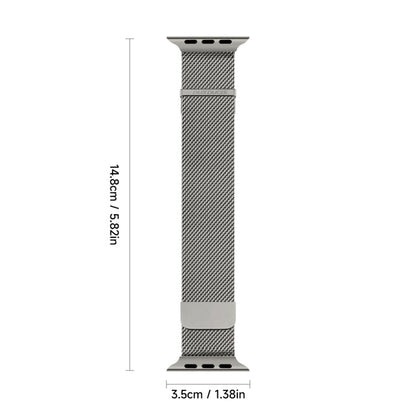 Skorter | For Apple Watch SE 2023 44mm DUX DUCIS Milanese Pro Series Stainless Steel Bracelet (Graphite)
