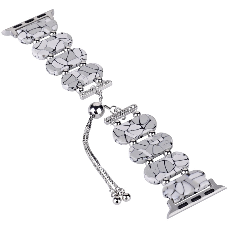 Skorter | For Apple Watch SE 2023 40mm Resin Retractable Chain Watch Band (Cracks)