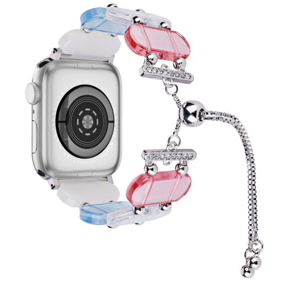 Skorter | For Apple Watch 38mm Resin Telescopic Chain Watch Strap (Colors)