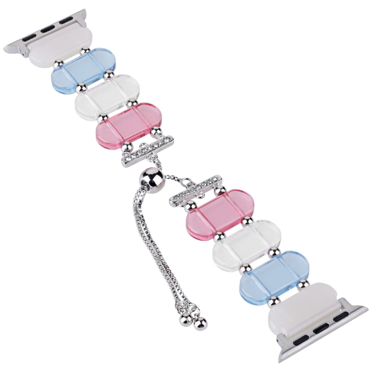 Skorter | For Apple Watch 38mm Resin Telescopic Chain Watch Strap (Colors)