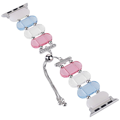 Skorter | For Apple Watch 38mm Resin Telescopic Chain Watch Strap (Colors)