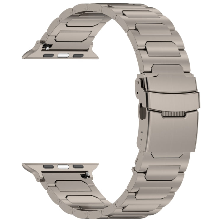 Skorter | For Apple Watch 38mm I-shaped Titanium Metal Band (Titanium)