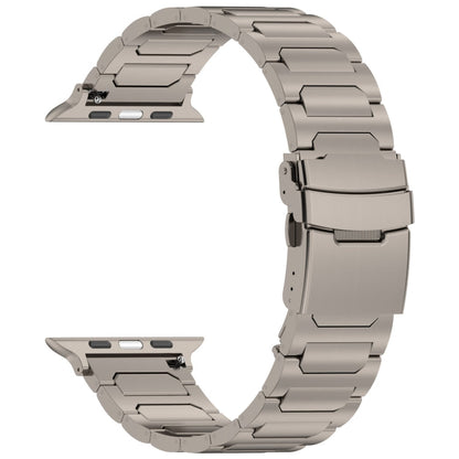 Skorter | For Apple Watch 38mm I-shaped Titanium Metal Band (Titanium)