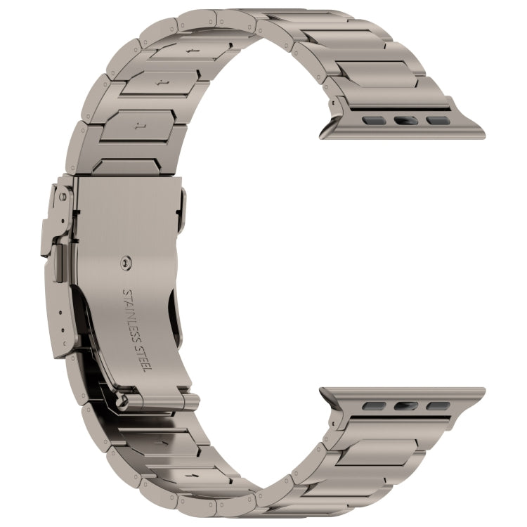 Skorter | For Apple Watch 38mm I-shaped Titanium Metal Band (Titanium)