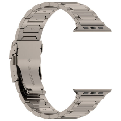 Skorter | For Apple Watch 38mm I-shaped Titanium Metal Band (Titanium)