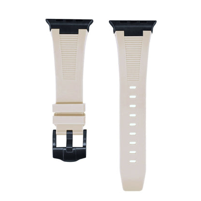 Skorter | For Apple Watch 42mm Loners Liquid Silicone Watch Band (Black Starlight)