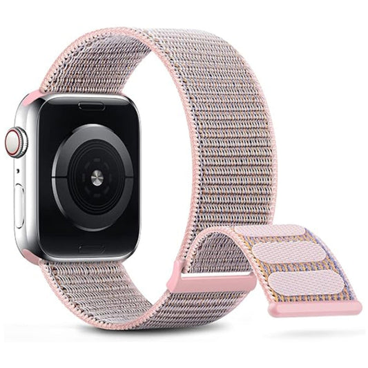 Skorter | For Apple Watch 38mm Double Hook and Loop Nylon Band (Silt)