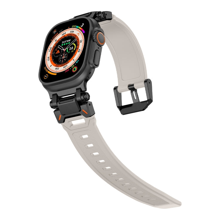 Skorter | For Apple Watch SE 2023 44mm Explorer TPU Watch Band (Black Star Light)